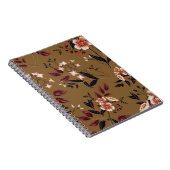 ピンクの花枝、抽象芸術組成。 ノートブック (右側)