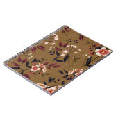 ピンクの花枝、抽象芸術組成。 ノートブック (左側)