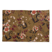 ピンクの花枝、抽象芸術組成。 枕カバー (裏面)