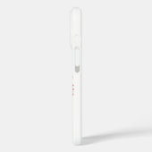 ピンクの花柄とゴールドの幾何学模様のスマホケース Case-Mate iPhoneケース (裏面 / 左)