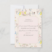 ピンクの花柄のシノワズリーベビーシャワー (正面)