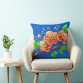 🌸 ピンクの花柄インテリアアクセント 🌸 クッション (椅子)