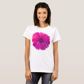ピンクの花柄タンクトップ＆Tシャツ Tシャツ (正面フル)