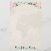 ピンクの花柄 トラベル 誰が花嫁を一番知っている ゲーム (裏面)