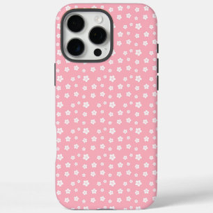 ピンクの花柄 iPhone 16 PRO MAXケース