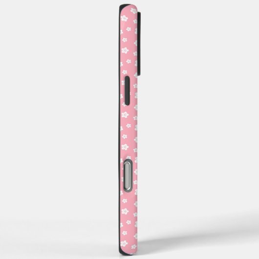 ピンクの花柄 Case-Mate iPhoneケース (裏面 / 右)