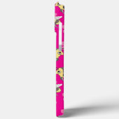 ピンクの花柄iPhone 13ケースに「ミツバチを救え」マグカップ Case-Mate iPhoneケース (裏面 / 左)