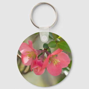 ピンクの花梨の輝き キーホルダー