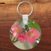 ピンクの花梨の輝き キーホルダー (正面)