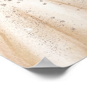 ピンクの花模様バラアーチスイート16へようこそ ポスター (角)