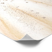 ピンクの花模様バラアーチスイート16へようこそ ポスター (角)