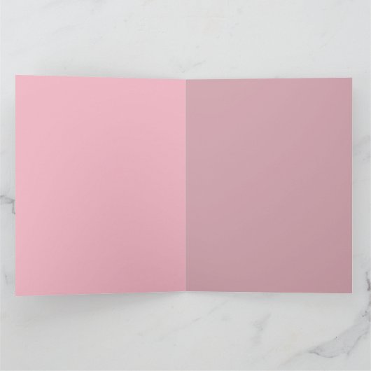 ピンクの花模様 – ハンガリー語の名前の日 カード (内部)