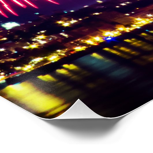 ピンクの花火 ポスター (コーナー)