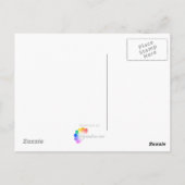 ピンクの花瓶 – はがき (裏面)