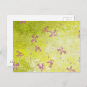 ピンクの花畑 ポストカード (正面/裏面)