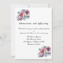 ピンクの花結婚の咲く