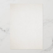 ピンクの花聖クロスバプティスフォイル招待状 箔招待状 (裏面)