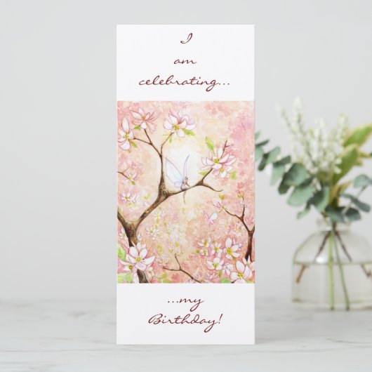 ピンクの花見 招待状 (スタンド正面)