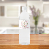 ピンクの花輪 初聖体拝領 ペットボトルラベル