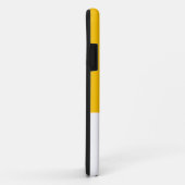 ピンクの花金ゴールドモノグラム文字B Case-Mate iPhoneケース (裏面/右)