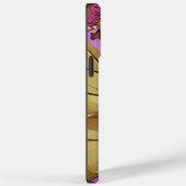 ピンクの花金ゴールド蝶パーソナライズされたの名前 Case-Mate iPhoneケース (裏面 / 右)