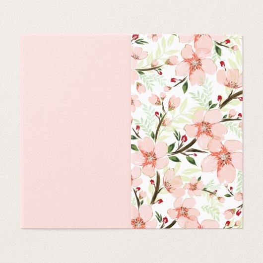 ピンクの花 (外部フラット)