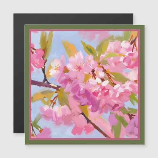 ピンクの花 (正面/裏面)