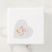 ピンクの花16 16誕生日ありがとう フェイバータグ (インサイチュ)