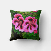 ピンクの花1 クッション (裏面)