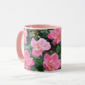 ピンクの花2マグカップ マグカップ (正面左)