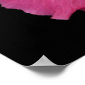 ピンクの花24 x 24ポスター ポスター (角)