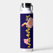 ピンクの花 ウォーターボトル (正面)