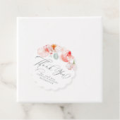 ピンクの花 エレガント かわいい ありがとう フェイバータグ (インサイチュ)