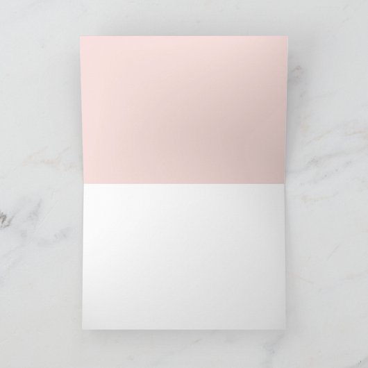 ピンクの花 カード (内部)