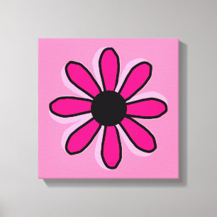 ピンクの花 キャンバスプリント