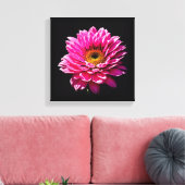 ピンクの花 キャンバスプリント (インサイチュ (リビング))
