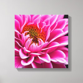ピンクの花 キャンバスプリント