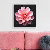 ピンクの花 キャンバスプリント (インサイチュ (リビング))