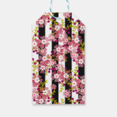 ピンクの花 ギフトタグ (裏面)