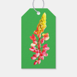 ピンクの花 ギフトタグ