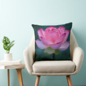 ピンクの花 クッション (椅子)