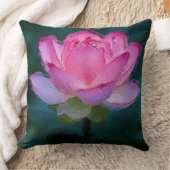 ピンクの花 クッション (ブランケット)