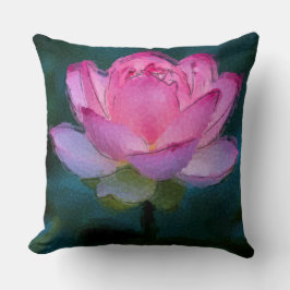 ピンクの花 クッション