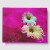 ピンクの花 ゲストブック (正面)