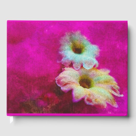 ピンクの花 ゲストブック (正面)