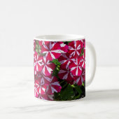 ピンクの花 コーヒーマグカップ (正面右)