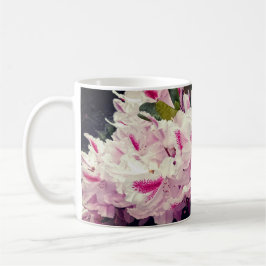 ピンクの花 コーヒーマグカップ