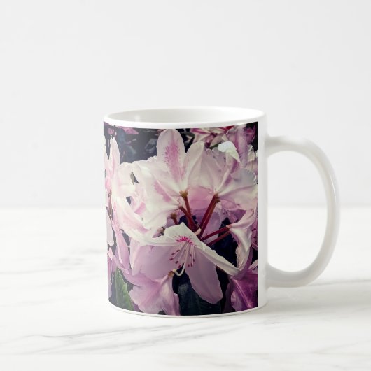 ピンクの花 コーヒーマグカップ (右)