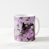ピンクの花 コーヒーマグカップ (正面右)