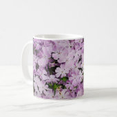ピンクの花 コーヒーマグカップ (正面左)